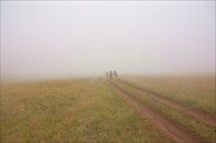Байкал. идем в тумане 